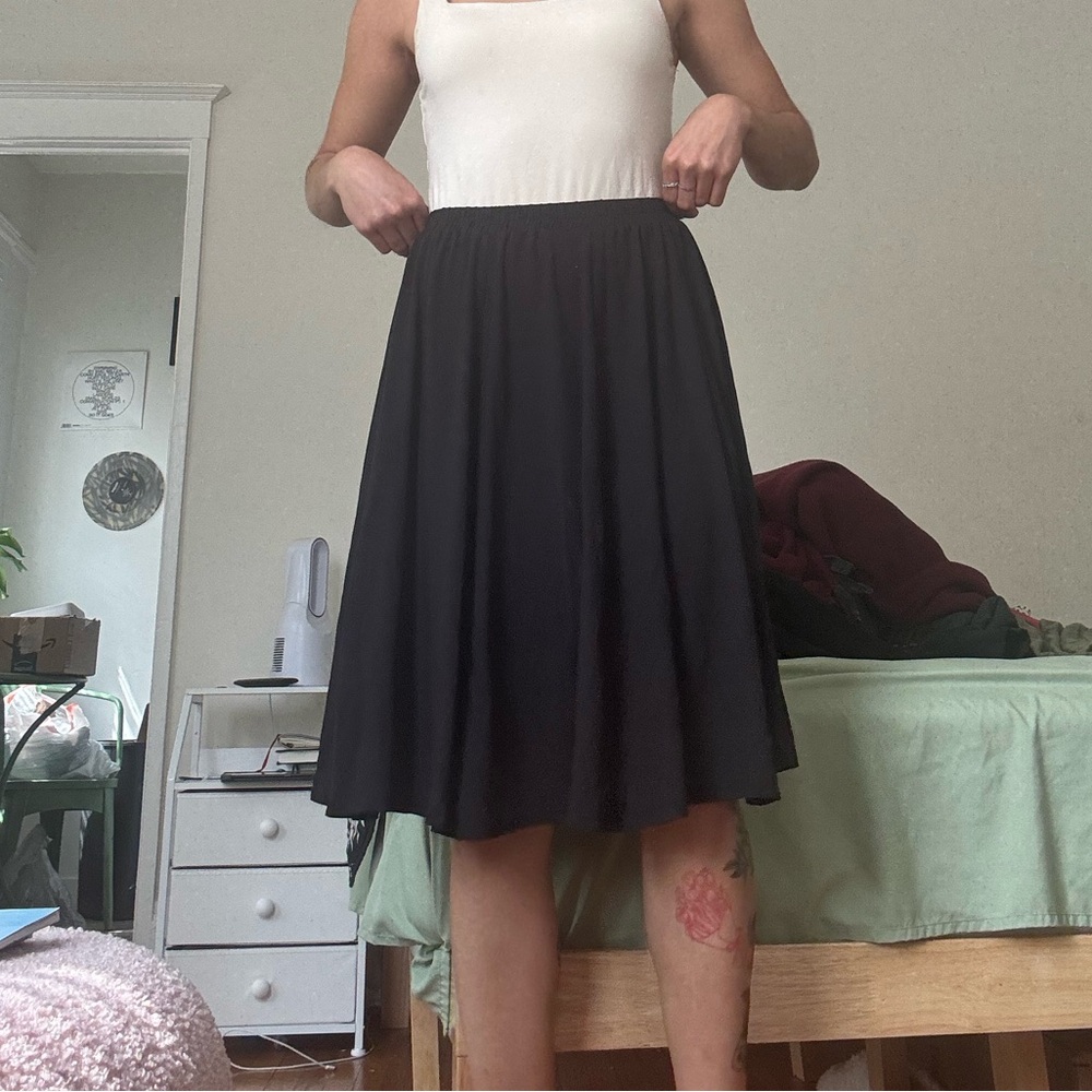 Black Midi Skirt